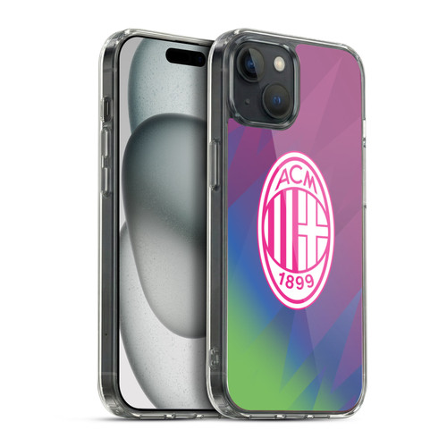 AC Milan 2023/24 Crest Kit Third Soft Gel Case for Apple iPhone 15 Plus