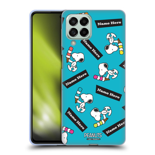 Custom Customised Personalised Peanuts Art Snoopy Soft Gel Case for Samsung Galaxy M53 (2022)