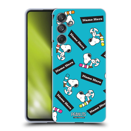 Custom Customised Personalised Peanuts Art Snoopy Soft Gel Case for Samsung Galaxy M55 5G