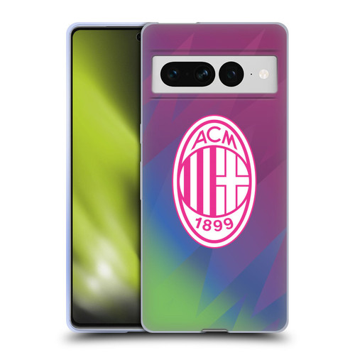 AC Milan 2023/24 Crest Kit Third Soft Gel Case for Google Pixel 7 Pro
