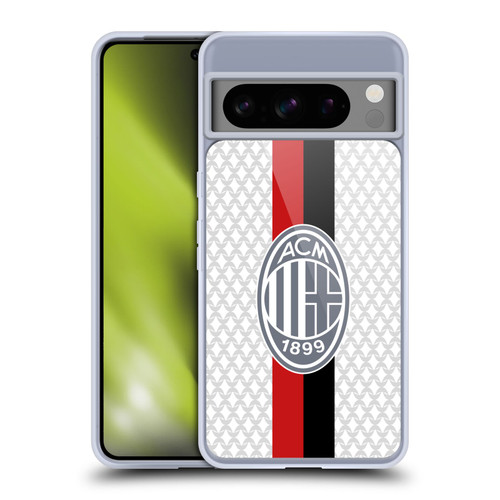 AC Milan 2023/24 Crest Kit Away Soft Gel Case for Google Pixel 8 Pro