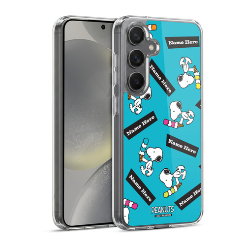 Custom Customised Personalised Peanuts Art Snoopy Soft Gel Case for Samsung Galaxy S24 5G