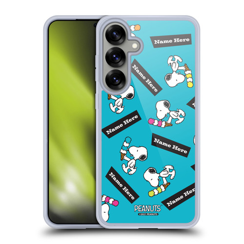 Custom Customised Personalised Peanuts Art Snoopy Soft Gel Case for Samsung Galaxy S25+