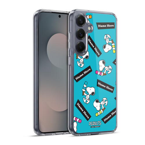 Custom Customised Personalised Peanuts Art Snoopy Soft Gel Case for Samsung Galaxy S25+