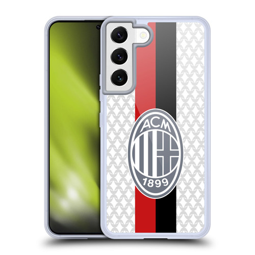 AC Milan 2023/24 Crest Kit Away Soft Gel Case for Samsung Galaxy S22 5G
