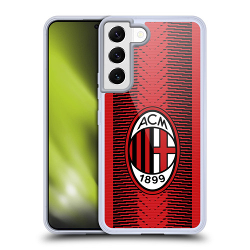 AC Milan 2023/24 Crest Kit Home Soft Gel Case for Samsung Galaxy S22 5G