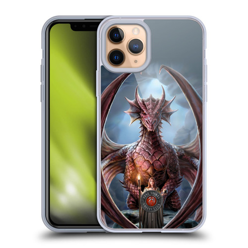 Anne Stokes Dragon Friendship Guardian Soft Gel Case for Apple iPhone 11 Pro