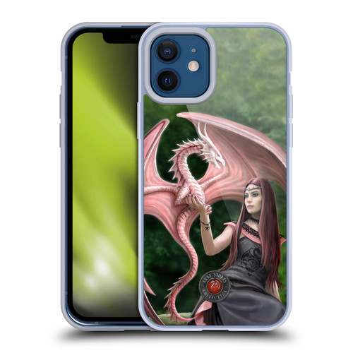 Anne Stokes Dragon Friendship Elegant Soft Gel Case for Apple iPhone 12 / iPhone 12 Pro