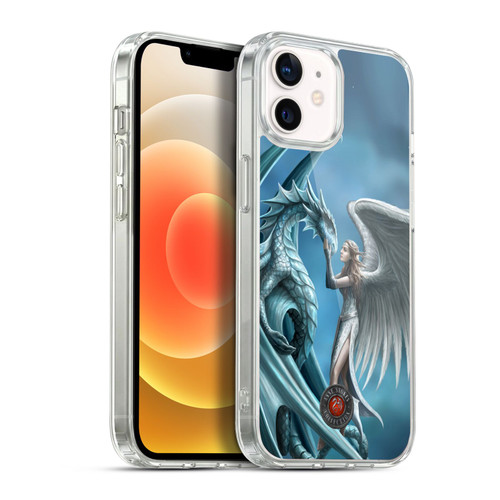 Anne Stokes Dragon Friendship Silverback Soft Gel Case for Apple iPhone 12 / iPhone 12 Pro & MagSafe