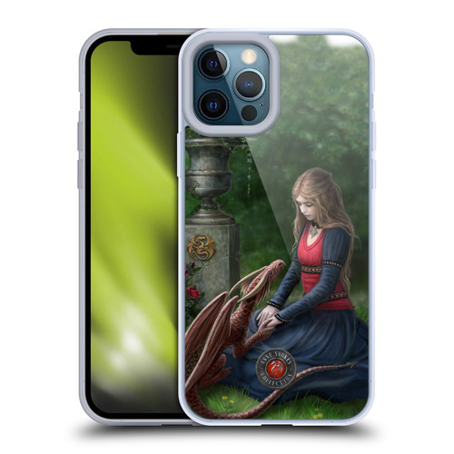 Anne Stokes Dragon Friendship Secret Garden Soft Gel Case for Apple iPhone 12 Pro Max