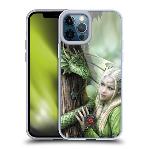 Anne Stokes Dragon Friendship Kindred Spirits Soft Gel Case for Apple iPhone 12 Pro Max