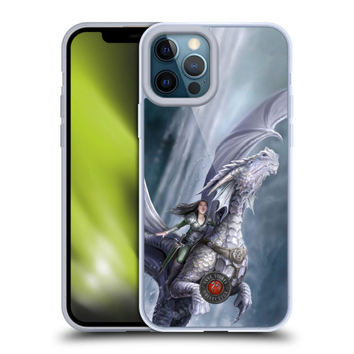 Anne Stokes Dragon Friendship Take To The Air Soft Gel Case for Apple iPhone 12 Pro Max