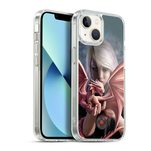 Anne Stokes Dragon Friendship Dragonkin Soft Gel Case for Apple iPhone 13
