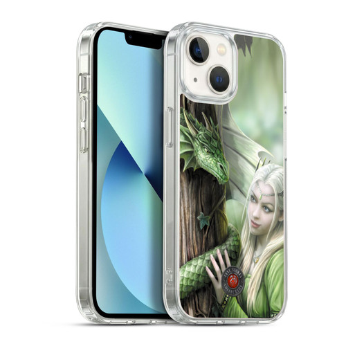 Anne Stokes Dragon Friendship Kindred Spirits Soft Gel Case for Apple iPhone 13