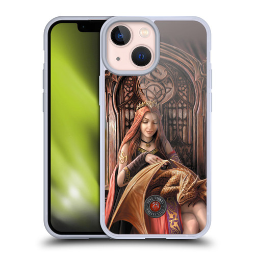 Anne Stokes Dragon Friendship Forever Soft Gel Case for Apple iPhone 13 Mini