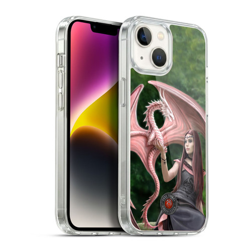 Anne Stokes Dragon Friendship Elegant Soft Gel Case for Apple iPhone 14