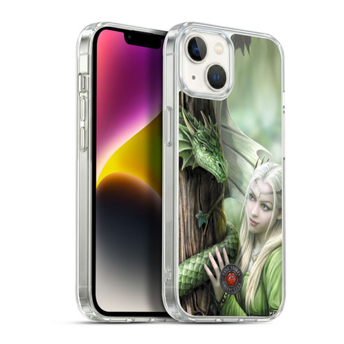 Anne Stokes Dragon Friendship Kindred Spirits Soft Gel Case for Apple iPhone 14 Plus