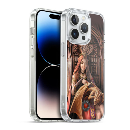 Anne Stokes Dragon Friendship Forever Soft Gel Case for Apple iPhone 14 Pro