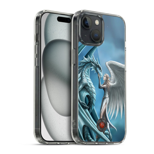 Anne Stokes Dragon Friendship Silverback Soft Gel Case for Apple iPhone 15