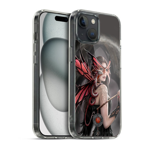 Anne Stokes Dragon Friendship Spellbound Soft Gel Case for Apple iPhone 15