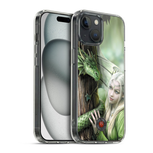 Anne Stokes Dragon Friendship Kindred Spirits Soft Gel Case for Apple iPhone 15