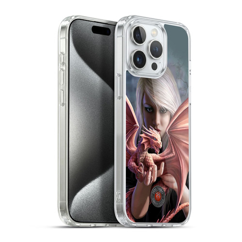 Anne Stokes Dragon Friendship Dragonkin Soft Gel Case for Apple iPhone 15 Pro Max
