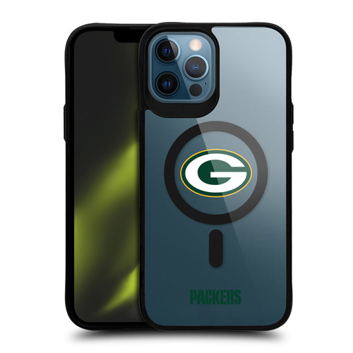 NFL Green Bay Packers Logo BLACK SHOCKPROOF BUMPER CASE COMPATIBLE WITH Apple iPhone 12 Pro Max & MAGSAFE