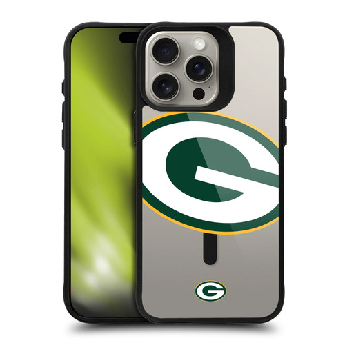 NFL Green Bay Packers Oversized BLACK SHOCKPROOF BUMPER CASE COMPATIBLE WITH Apple iPhone 15 Pro Max & MAGSAFE