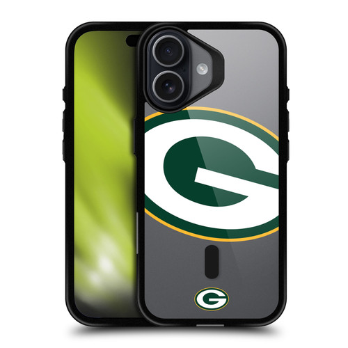 NFL Green Bay Packers Oversized BLACK SHOCKPROOF BUMPER CASE COMPATIBLE WITH Apple iPhone 17 & MAGSAFE
