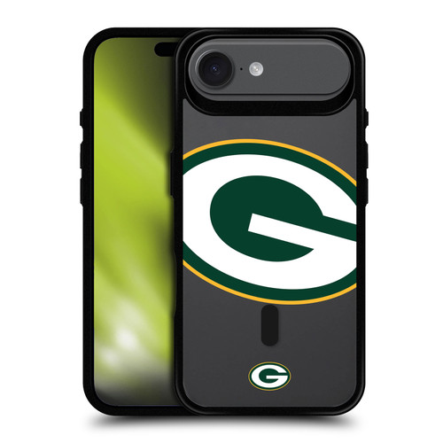 NFL Green Bay Packers Oversized BLACK SHOCKPROOF BUMPER CASE COMPATIBLE WITH Apple iPhone 17 Air & MAGSAFE
