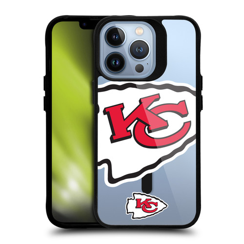 NFL Kansas City Chiefs Oversized BLACK SHOCKPROOF BUMPER CASE COMPATIBLE WITH Apple iPhone 13 Pro & MAGSAFE