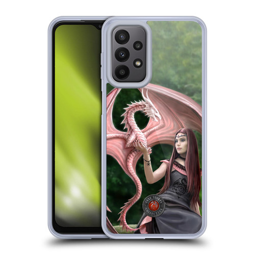 Anne Stokes Dragon Friendship Elegant Soft Gel Case for Samsung Galaxy A23 / 5G (2022)
