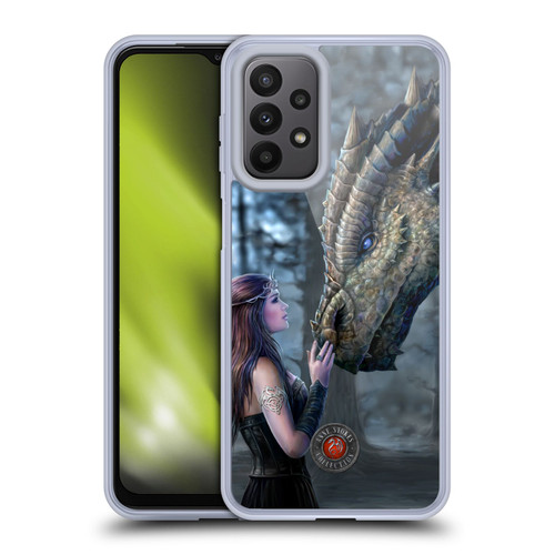 Anne Stokes Dragon Friendship Once Upon A Time Soft Gel Case for Samsung Galaxy A23 / 5G (2022)