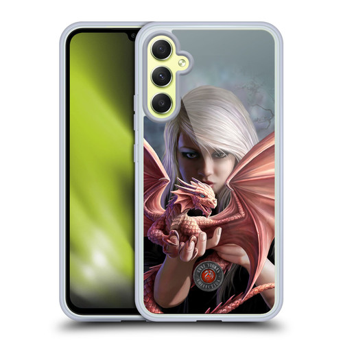 Anne Stokes Dragon Friendship Dragonkin Soft Gel Case for Samsung Galaxy A34 5G