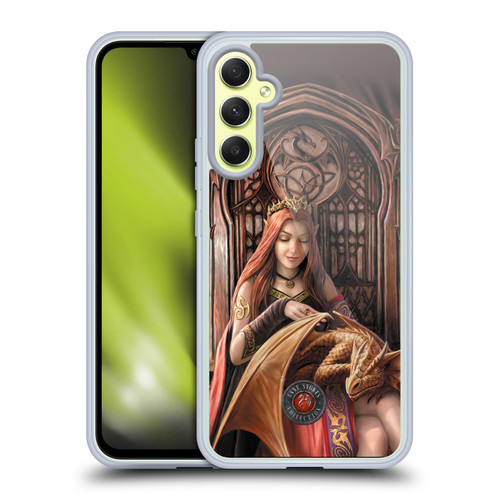 Anne Stokes Dragon Friendship Forever Soft Gel Case for Samsung Galaxy A34 5G