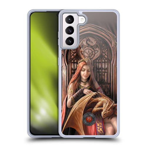 Anne Stokes Dragon Friendship Forever Soft Gel Case for Samsung Galaxy S21+ 5G