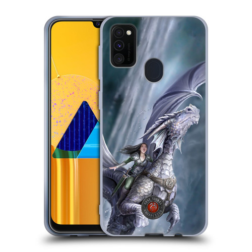 Anne Stokes Dragon Friendship Take To The Air Soft Gel Case for Samsung Galaxy M30s (2019)/M21 (2020)