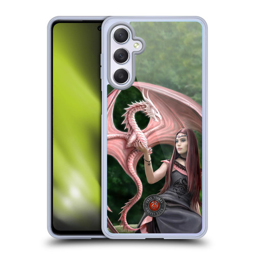 Anne Stokes Dragon Friendship Elegant Soft Gel Case for Samsung Galaxy M54 5G