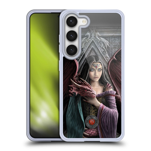Anne Stokes Dragon Friendship Soul Mates Soft Gel Case for Samsung Galaxy S23 5G