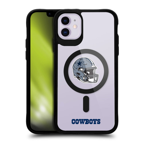 NFL Dallas Cowboys Helmet Logotype BLACK SHOCKPROOF BUMPER CASE COMPATIBLE WITH  & MAGSAFE Apple iPhone 11