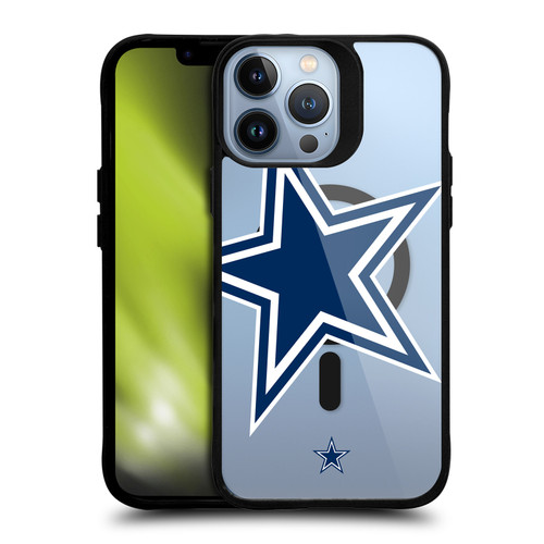 NFL Dallas Cowboys Oversized BLACK SHOCKPROOF BUMPER CASE COMPATIBLE WITH Apple iPhone 13 Pro Max & MAGSAFE