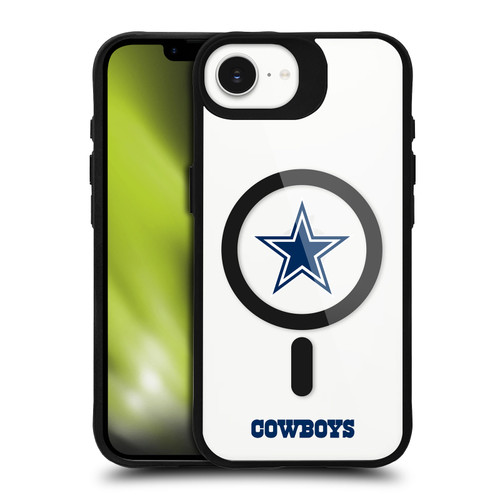 NFL Dallas Cowboys Logo BLACK SHOCKPROOF BUMPER CASE COMPATIBLE WITH Apple iPhone 16e / Apple iPhone 17e & MAGSAFE