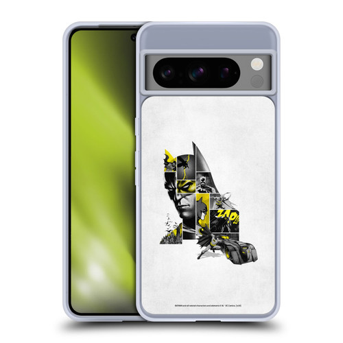 Batman DC Comics 80th Anniversary Collage Soft Gel Case for Google Pixel 8 Pro
