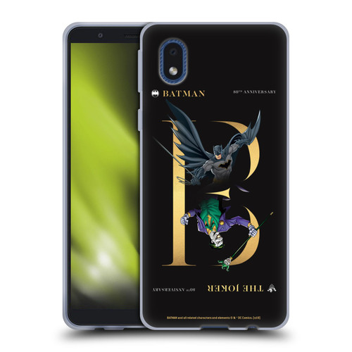 Batman DC Comics 80th Anniversary Joker Rivalry Soft Gel Case for Samsung Galaxy A01 Core (2020)