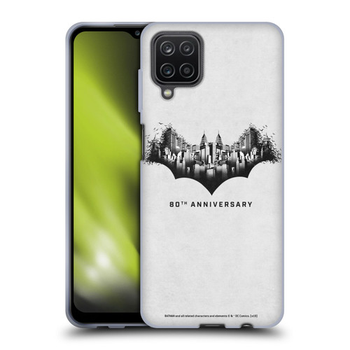 Batman DC Comics 80th Anniversary Logo Gotham Soft Gel Case for Samsung Galaxy A12 (2020)