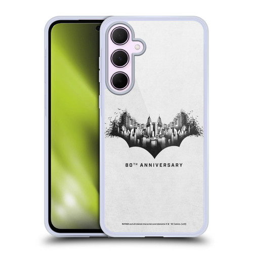 Batman DC Comics 80th Anniversary Logo Gotham Soft Gel Case for Samsung Galaxy A35 5G