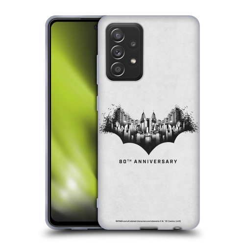 Batman DC Comics 80th Anniversary Logo Gotham Soft Gel Case for Samsung Galaxy A52 / A52s / 5G (2021)