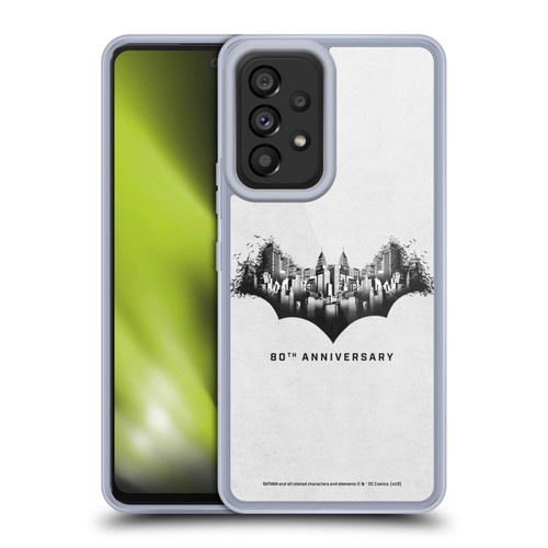Batman DC Comics 80th Anniversary Logo Gotham Soft Gel Case for Samsung Galaxy A53 5G (2022)