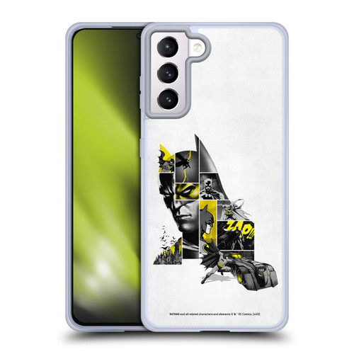 Batman DC Comics 80th Anniversary Collage Soft Gel Case for Samsung Galaxy S21+ 5G