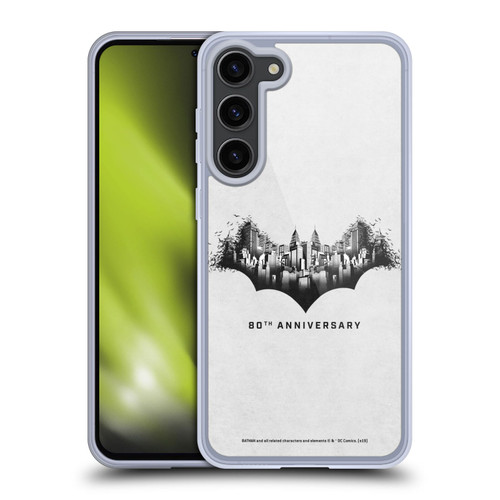 Batman DC Comics 80th Anniversary Logo Gotham Soft Gel Case for Samsung Galaxy S23+ 5G